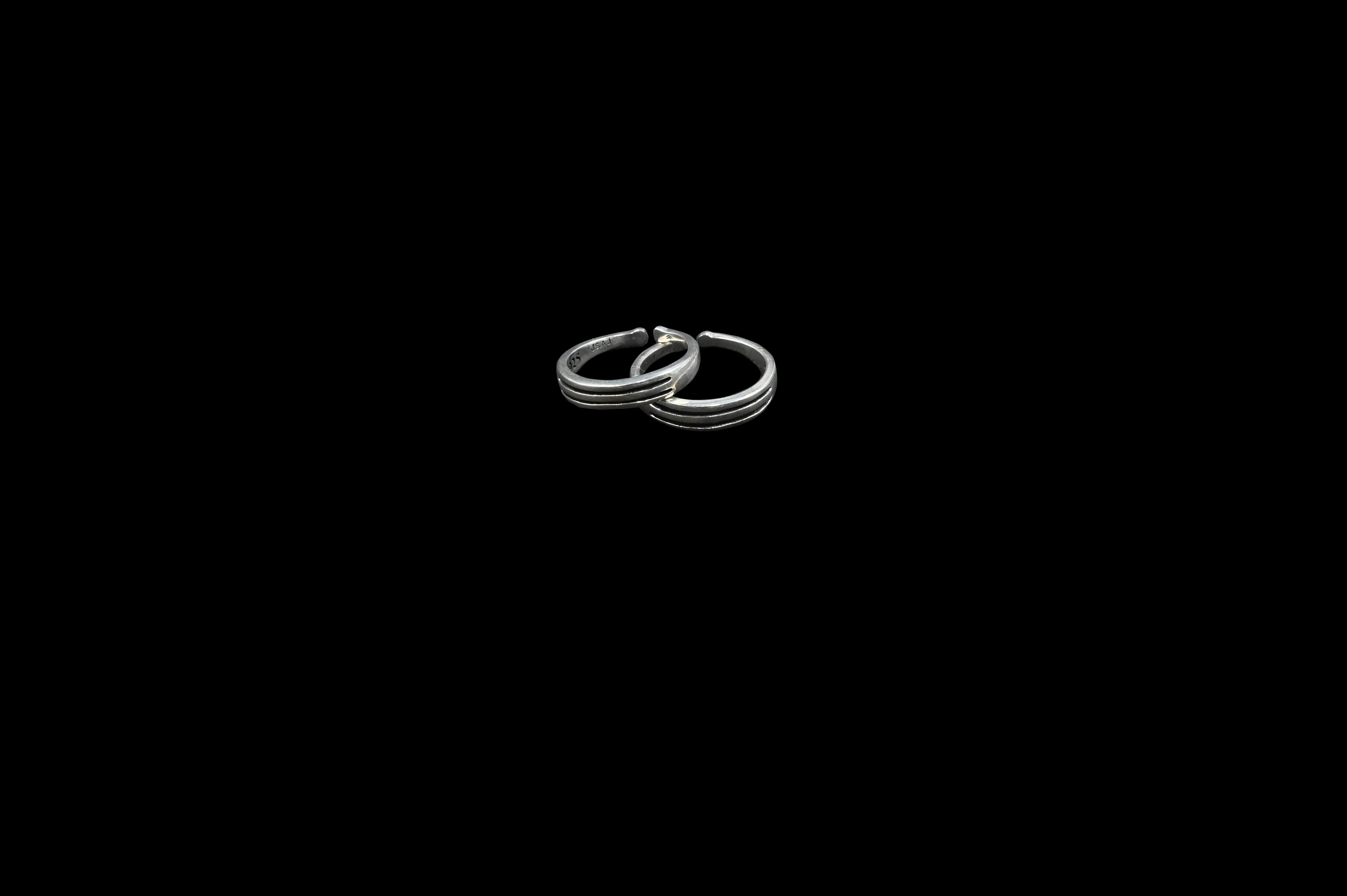 925 Simple Yet Elegant Silver Toe Rings (Leg Finger Rings) In Pure 92.5 Sterling Silver For Women | With Certificate Of Authenticity 