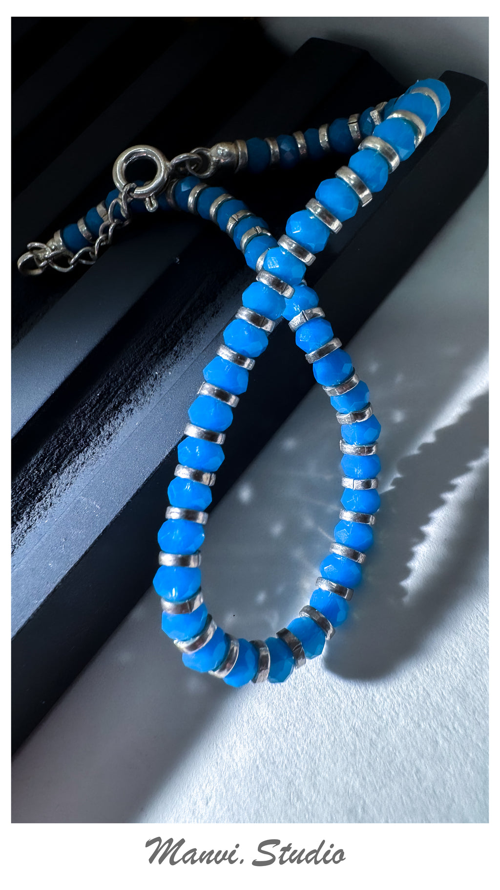 Female Anklets-The Blue Beads