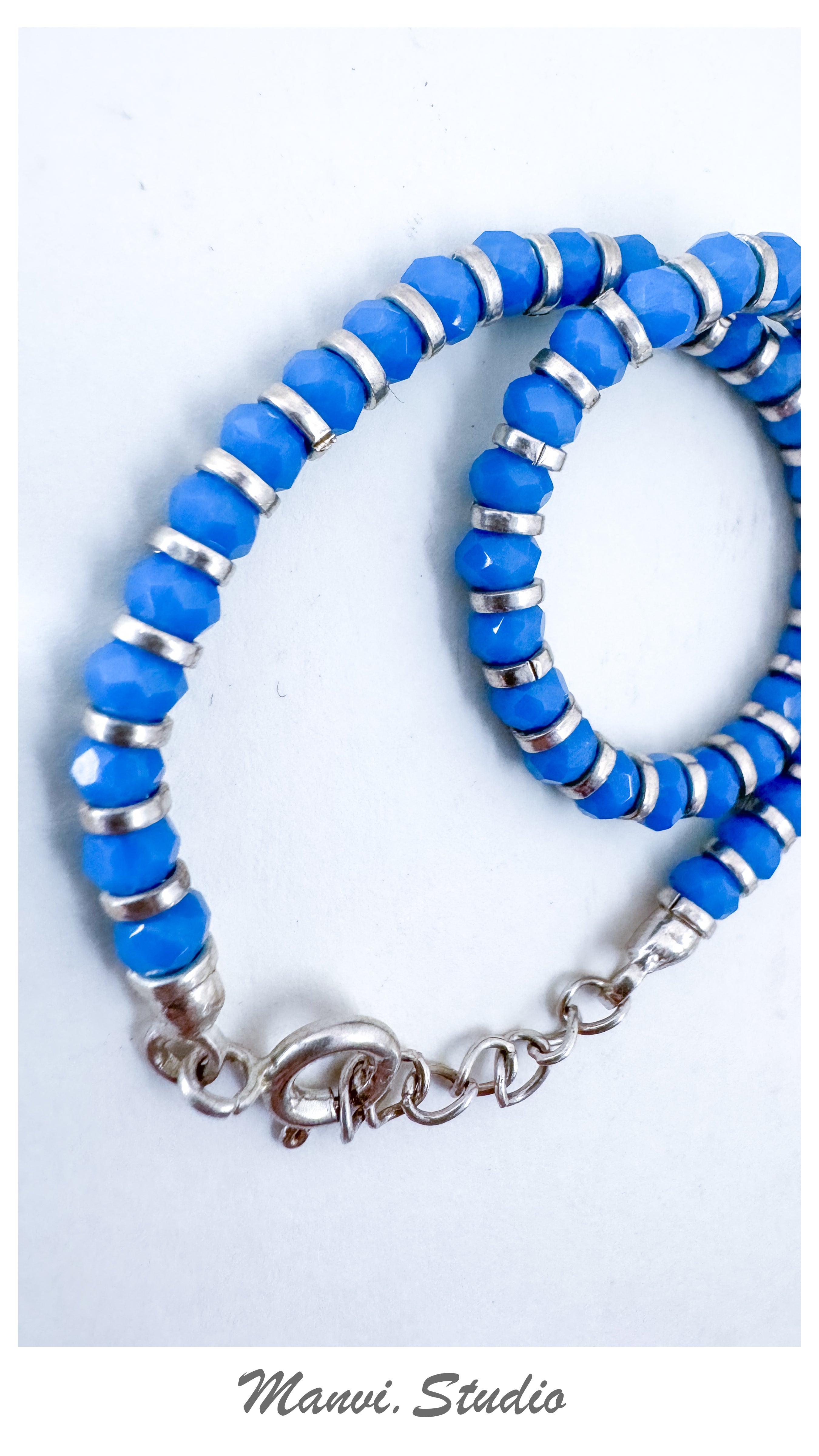 Female Anklets-The Blue Beads