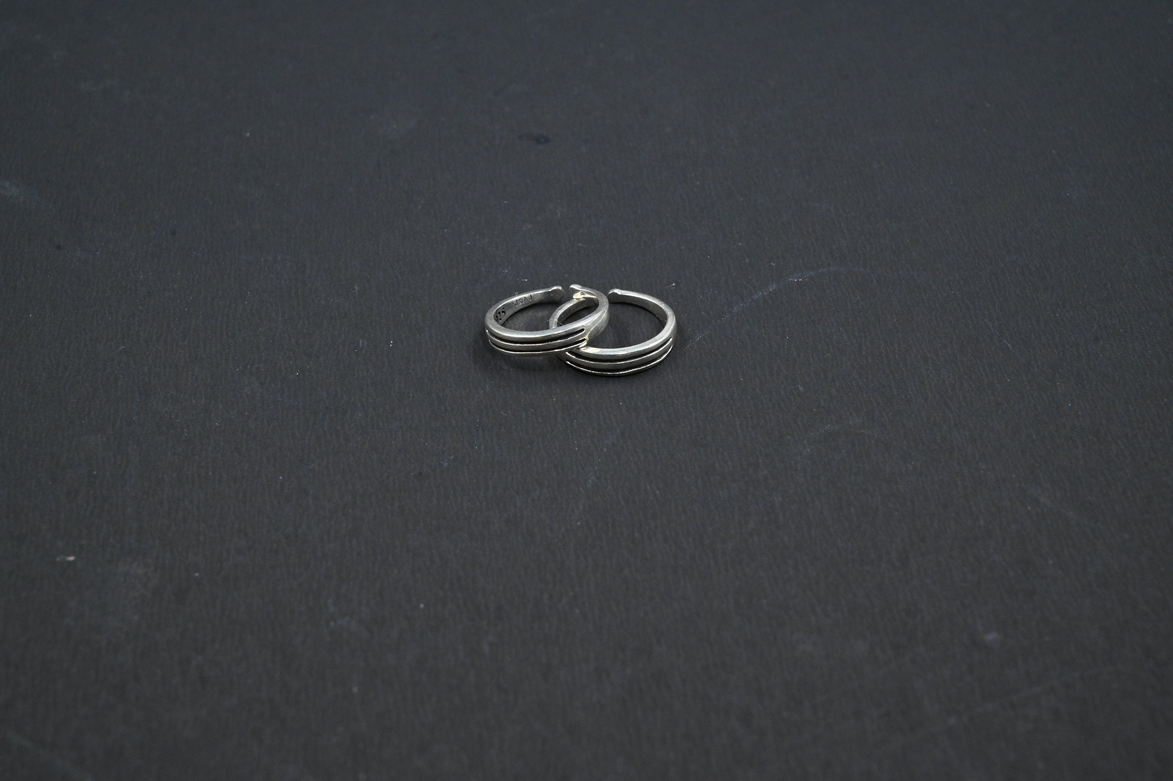 925 Simple Yet Elegant Silver Toe Rings (Leg Finger Rings) In Pure 92.5 Sterling Silver For Women | With Certificate Of Authenticity 