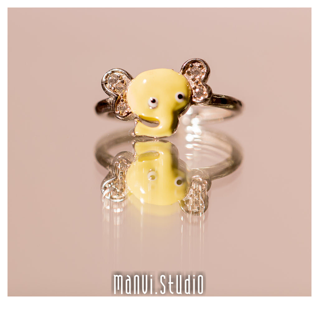 Aww So Cute 92.5-925 Sterling Silver Cute Butterfly Ring For Kids