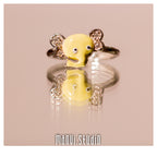 Aww So Cute 92.5-925 Sterling Silver Cute Butterfly Ring For Kids
